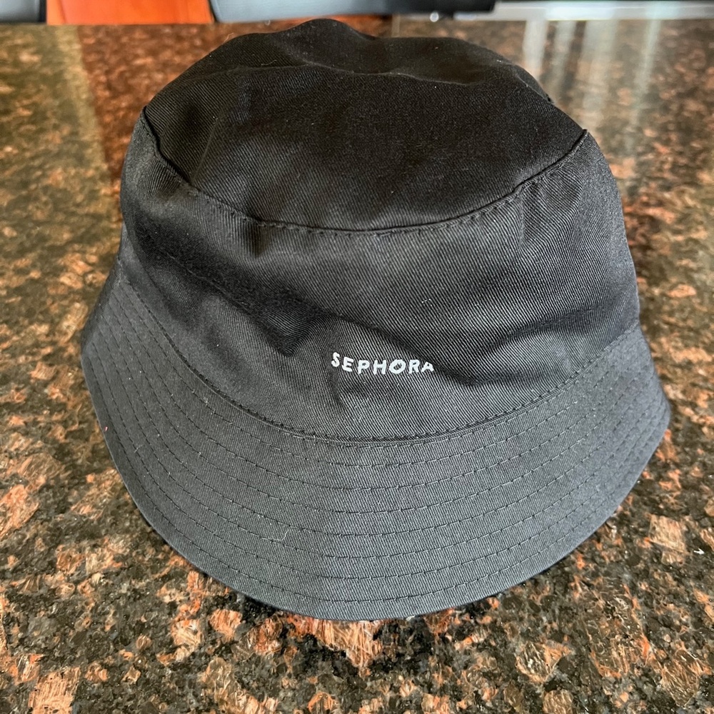Sephora Black Bucket Hat